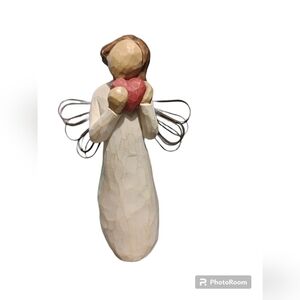 Willow Tree Susan Lordi ANGEL OF THE HEART Figurine Ornament Demdaco 4.25"